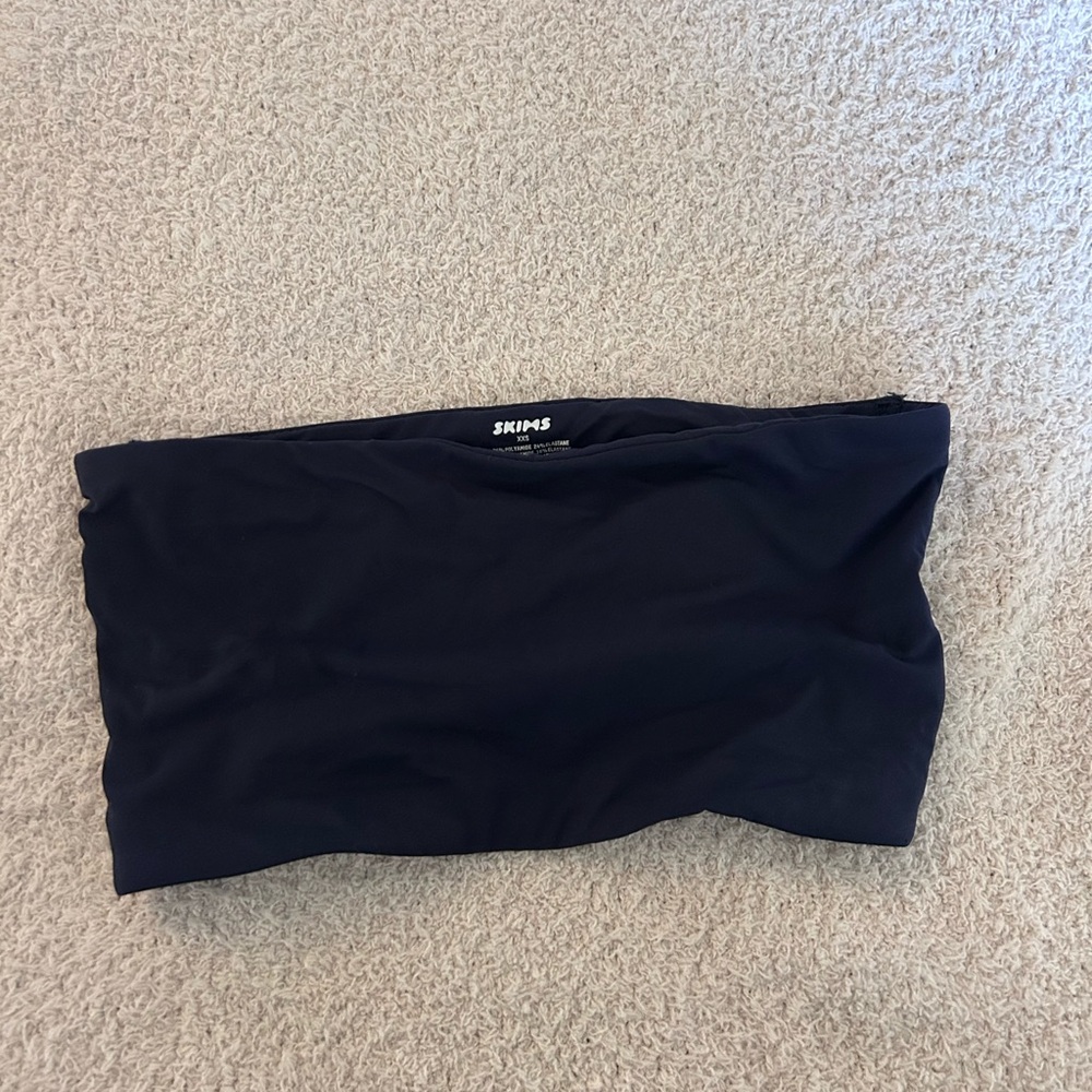 SKIMS navy blue tube top